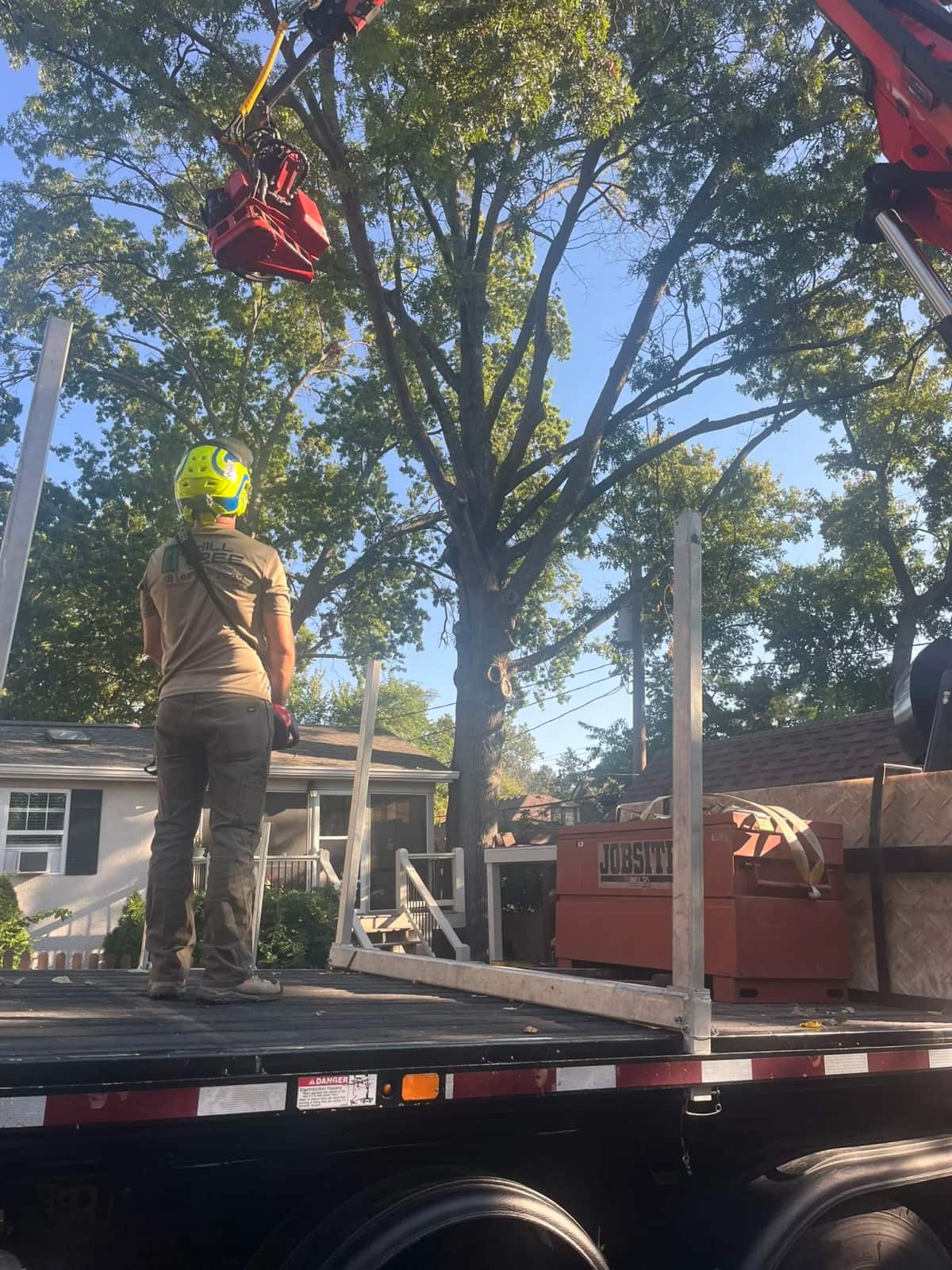 Hill Tree Service team on a job site